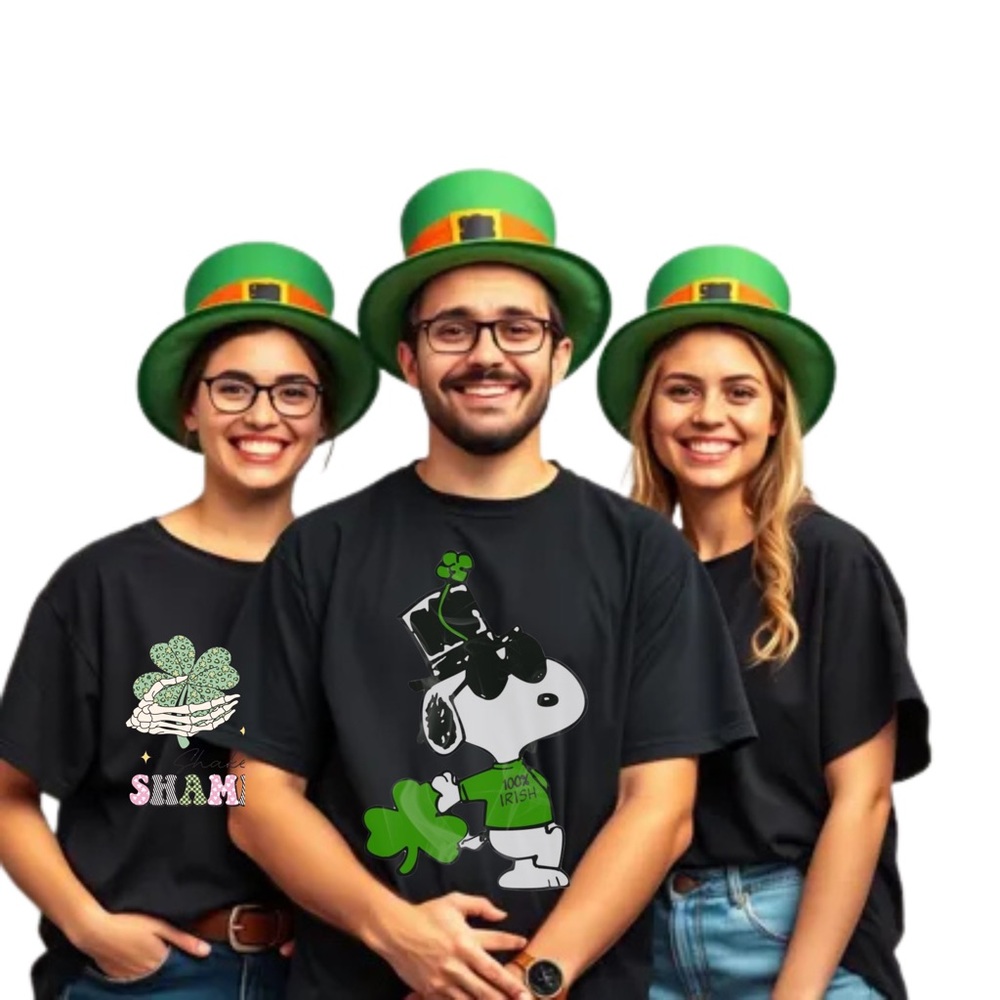 St Patrick’s Day Snoopy tshirt perfect gift for peanuts lovers
